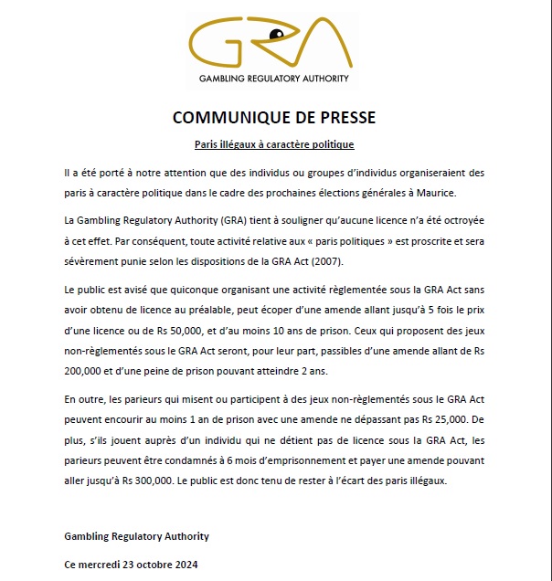 Communique - Paris illégaux sur la politique Communique - Paris illégaux sur la politique