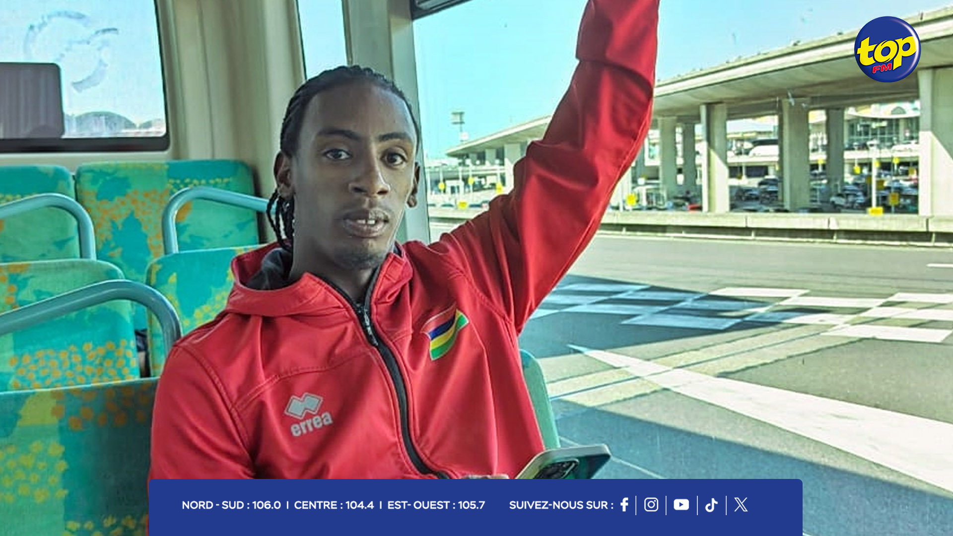 Le para-athlète mauricien, Eddy Capdor Le para-athlète mauricien, Eddy Capdor