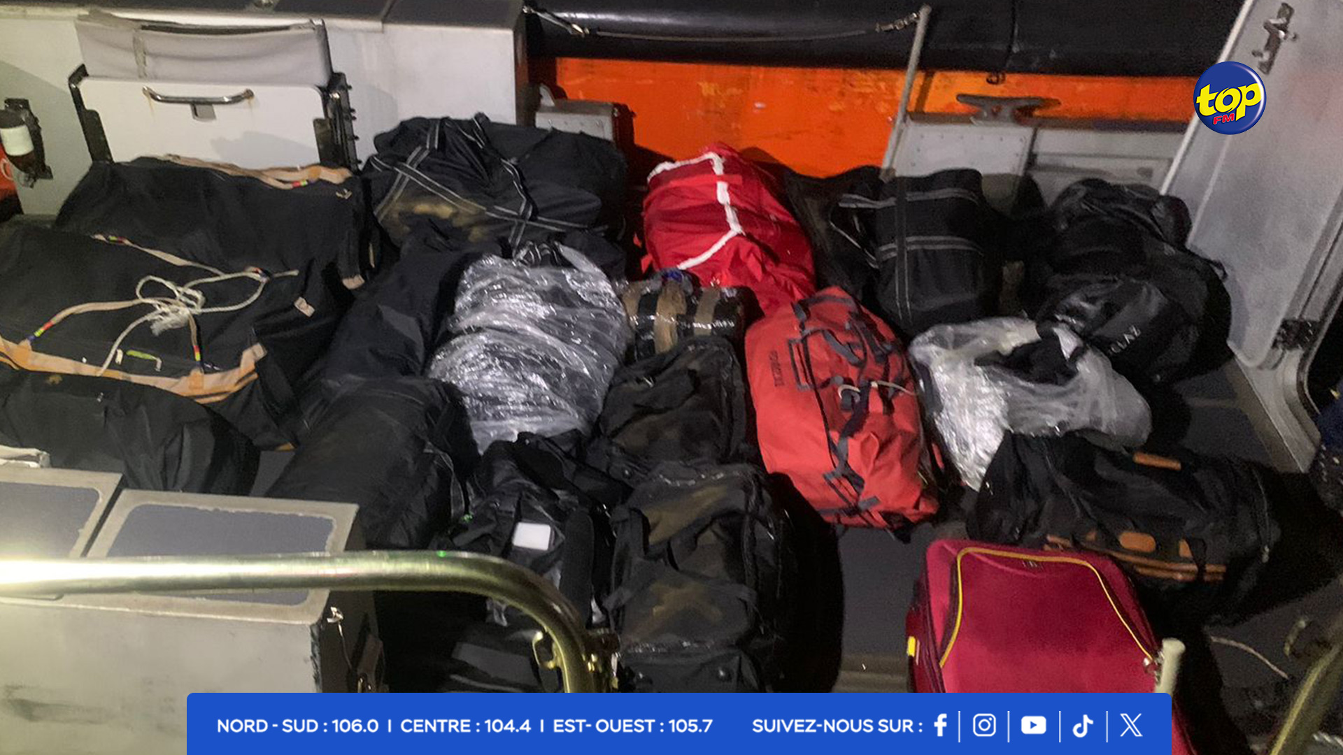 Saisie de 200 kg de cannabis en mer Saisie de 200 kg de cannabis en mer